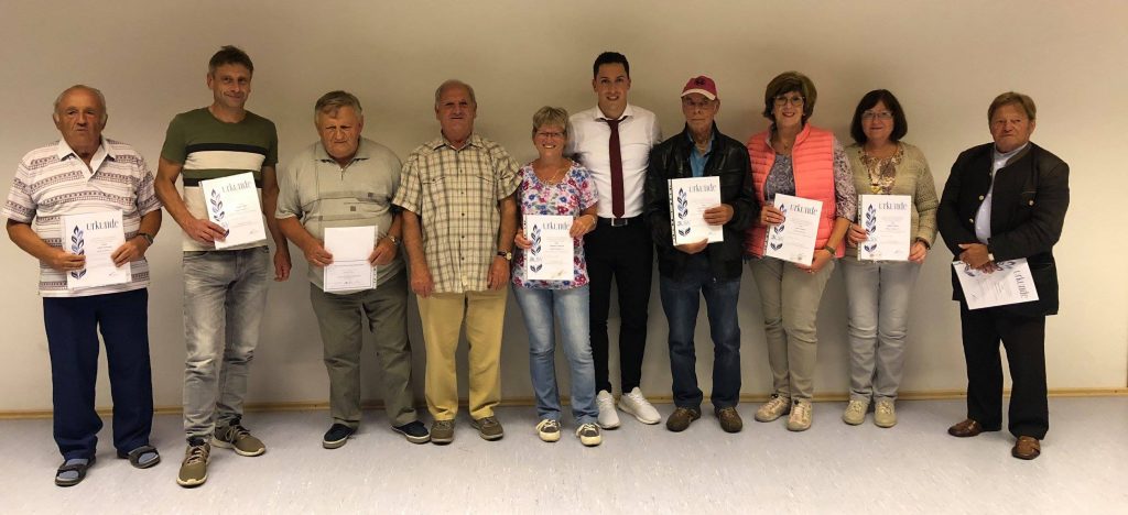 Die Jubilare von 2018